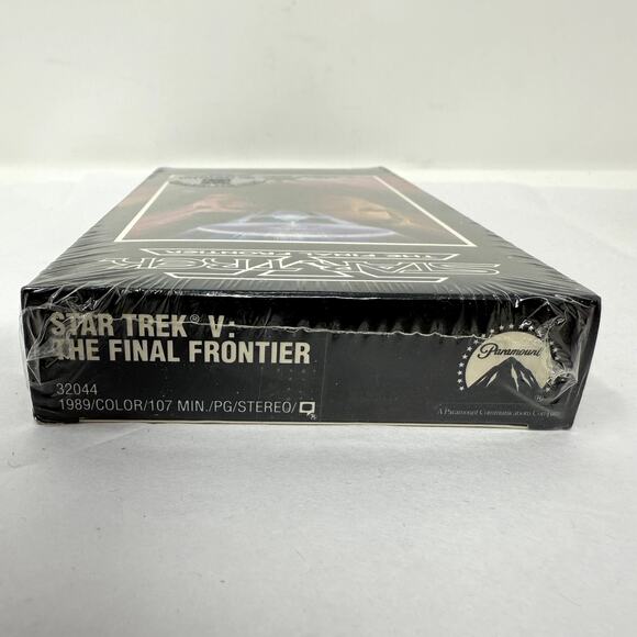 Star Trek V: The Final Frontier VHS 1989 Factory Sealed Paramount Collectible - Picture 6 of 6